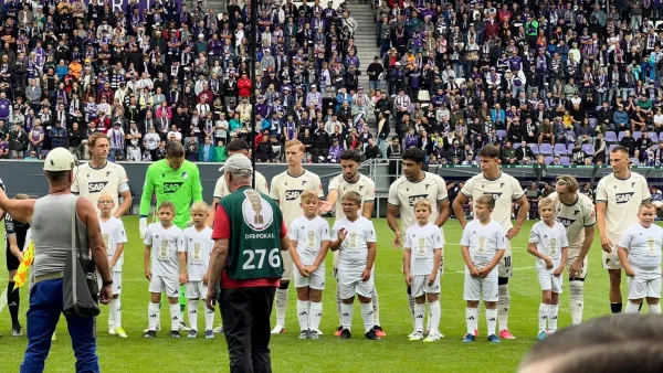 F-Junioren laufen beim FCE Aue ein